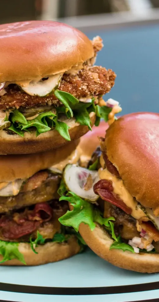 Burger sliders fra The Burgery